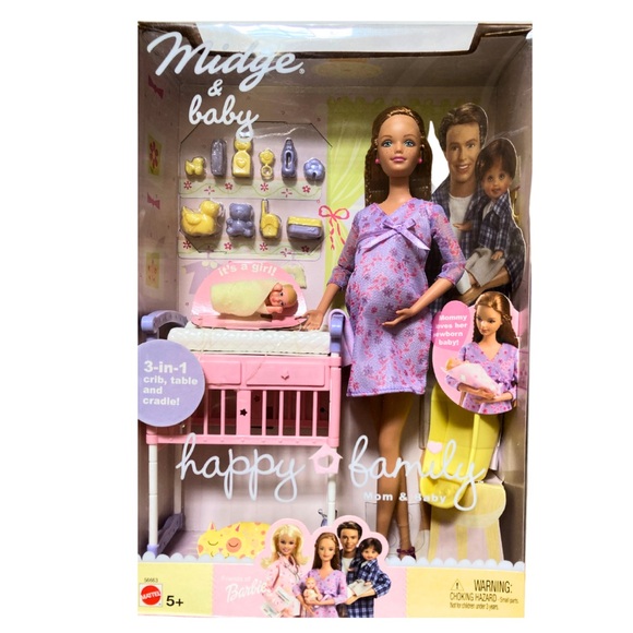 Mattel Midge & Baby - Happy Family Mom & Baby Doll Set (2002) - Factory Sealed - Picture 10 of 10